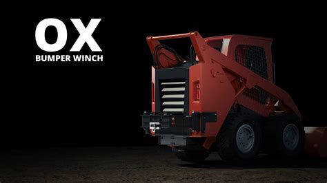 skid steer winch bumper|dp Winch OX Skid Steer Bumper Winch .